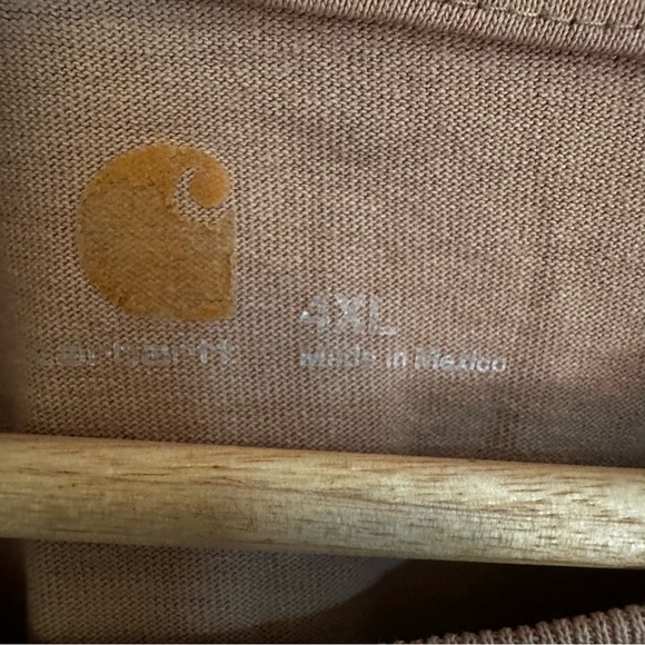 Carhartt Brown Long Sleeve Tee Casual Comfort - Picture 5 of 5